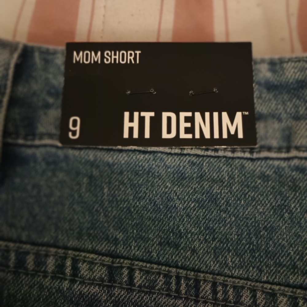 Women's Blue Star-Studded Shorts 9 - Picture 5 of 5